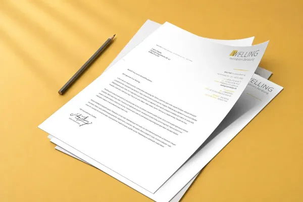 Firmen­briefbögen & Geschäftspapiere