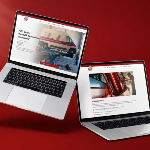 Homepage-Erstellung für einen Hydraulik-Kundendienst aus Langenfeld.