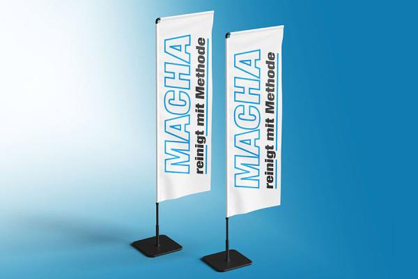 Werbemittel: Flaggen, Fahnen & Beachflags