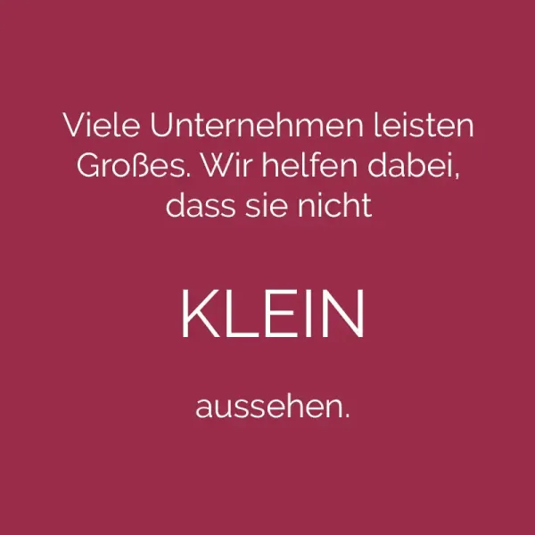 werbung | web | design - Sichtbar werden. Im Kopf bleiben.