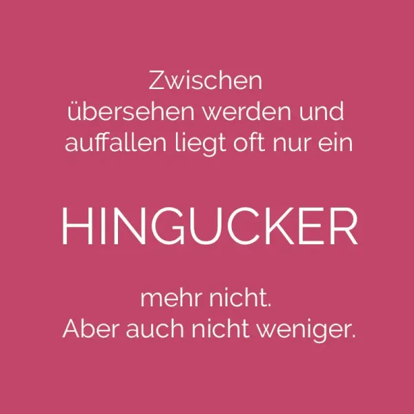 werbung | web | design - Zwischen übersehen werden und wahrgenommen werden.